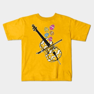 Easter Cello Cellist Musician Kids T-Shirt